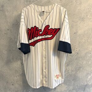 Vintage Mickey Mouse Baseball Jersey. XL Made in USA.